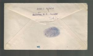 1937 England SS Orcades Maiden Voyage Ship Cover to Canada w clippings