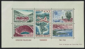 Malagasy Rep. Tourist Publicity MS 1962 MNH SC#C70a SG#MS44a