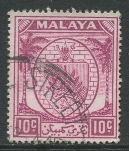 STAMP STATION PERTH Negri Sembilan #46 Arms Definitive Used 1949-55