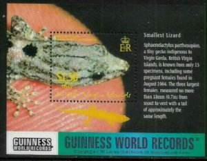 Virgin Is #978 MNH S/Sheet - Reptiles in Guinness Book of World Records