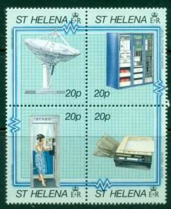 St Helena 1990 Telecommunications MUH