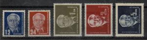 Germany DDR Scott #54-57a MH