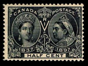 Canada #50 MINT JUBILEE ISSUE OF 1897 - OGXLH - FINE - CV$110.00 (ESP#123)