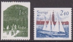 Sweden 1983 #1454-5 MNH. Culture, boat