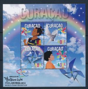 [CU224] Curacao 2014 Philakorea Stamp show Souvenir Sheet MNH