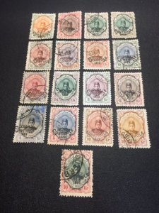 Iran 646-662 used (excludes 348C)