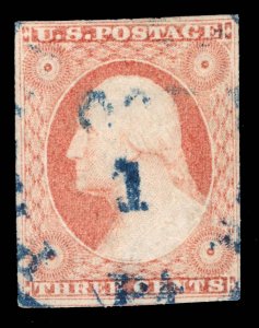 US STAMPS # 11A USED XF CV. $90 LOT #7939