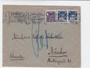 czechoslovakia 1921  stamps cover ref r14724