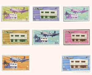 1967 Stamp of British Maldives Island  inauguration of Hulule Airport SC#221-8