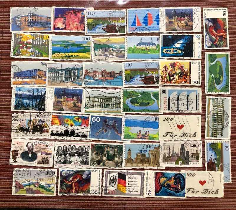 Germany German 39 large commemorative postally used general collection