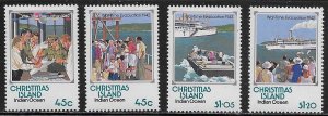 Christmas Island Scott #'s 319 - 322 MNH