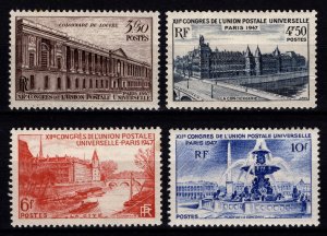 France 1947 12th Universal Postal Union Congress, Set [Unused]