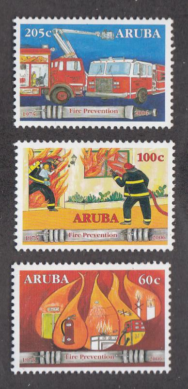 Aruba Scott #290-292 MNH