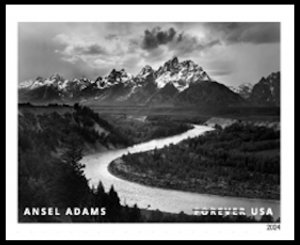 US 5854aa Ansel Adams Grand Teton National Park WY imperf NDC single MNH 2024