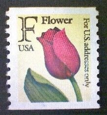 United States, Scott #2518, used(o) coil, 1991,  F Tulip, (29¢)