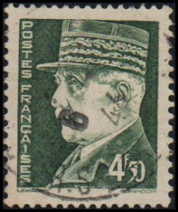 France 449 - Used - 4.50fr Marshal Petain (1942)