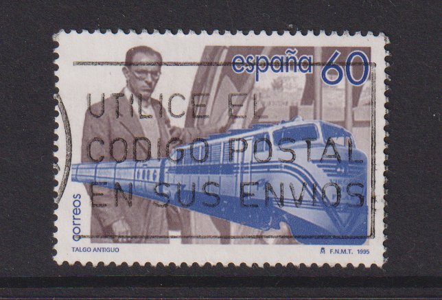 Spain    #2808  used  1995  train  60c