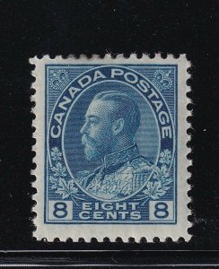 Canada Scott # 115 VF OG lightly hinged nice color scv $ 38 ! see pic !