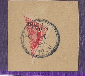 Crete Sc #102    1909 bisect on piece VF