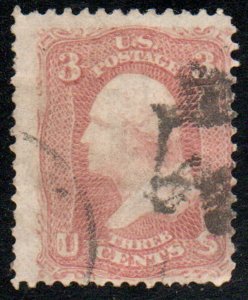 US #65 Fine, multiple cancels, neat!