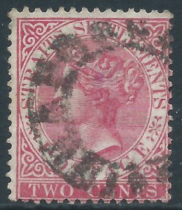 Straits Settlements, Sc #43, 4c Used