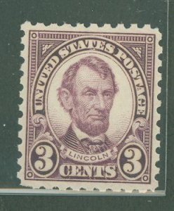 United States #584 Mint (NH) Single