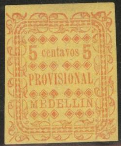 Colombia Medellin Scott 71 MH* stamp