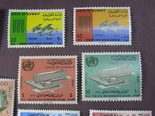 KUWAIT # 294-324-MINT/NEVER HINGED & MINT/HINGED---9 COMPLETE SETS---1966