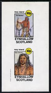 Eynhallow 1982 N American Indians imperf set of 2 values ...
