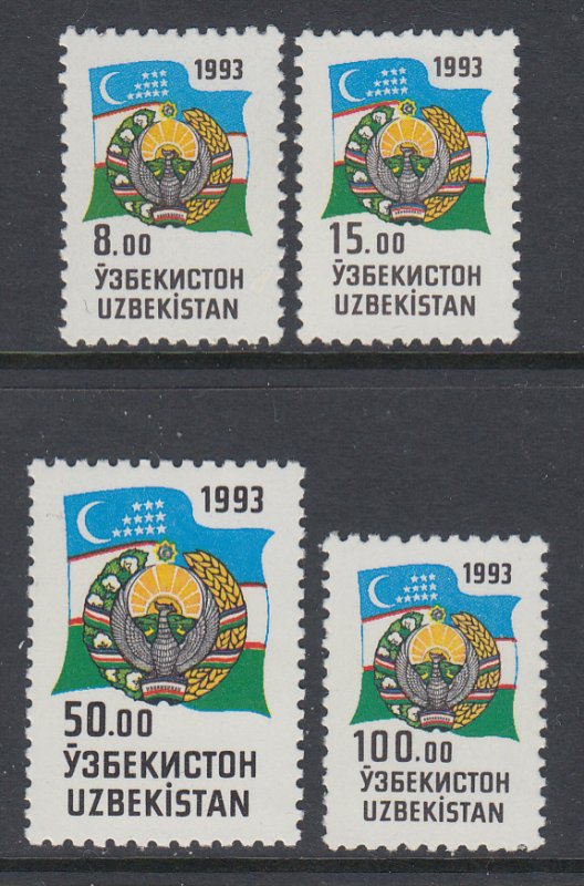 Uzbekistan 30-34 MNH VF