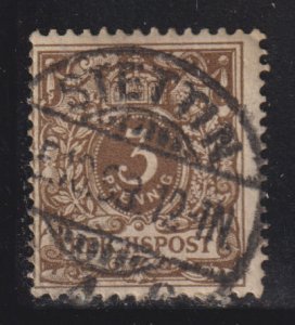 Germany 46 Numeral Issue 3pf 1889