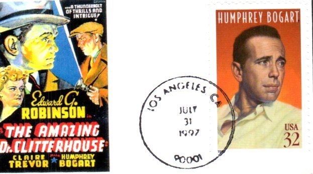 #3152 Humphrey Bogart Mini Special FDC