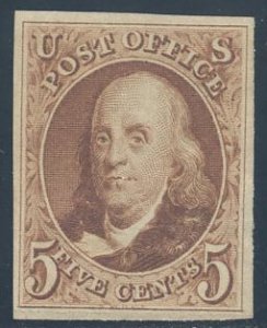US Scott #3 Mint, VF, NGAI