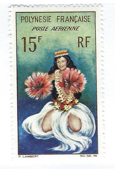 French Polynesia SC C30 MNH VF....Beautiful & Collectible!