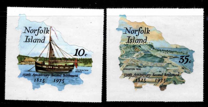 Norfolk Island Scott 185-186 MNH** self adhesive stamp set