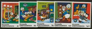 Grenada Grenadines 631-5 MNH Disney, Christmas 1984