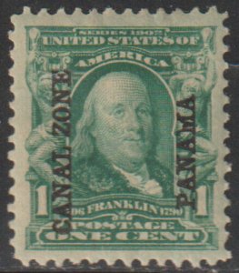 MALACK Canal  Zone #4 SUPERB JUMBO OG Hr, CHOICE GEM! c1852 