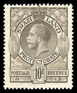 Swaziland 1933 KGV 10s sepia MLH. SG 20. Sc 19.