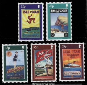 Isle of Man Scott 878-882 Mint never hinged.