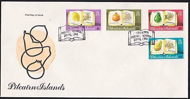 PITCAIRN IS 1982 Fruit set FDC.............................................B2360