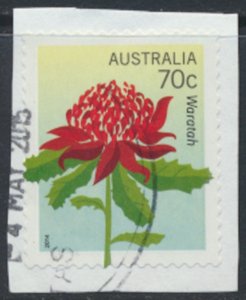 Australia SC# 4061 Flowers from 2014 Used Waratah details & scan