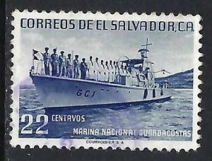 El Salvador 670 VFU SHIP 274D-2