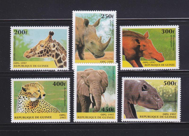 Guinea 1389-1394 Set MNH Animals (B)