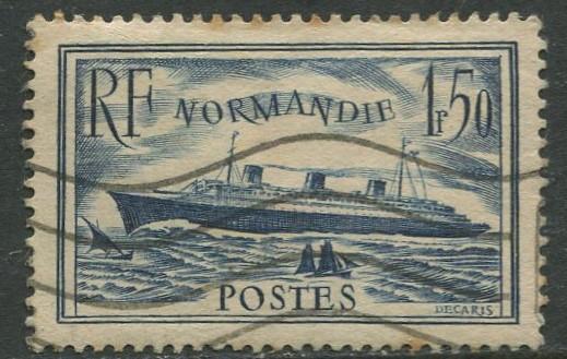 France - Scott 300 - General Issue -1935 - Used -Single 1.50fr Stamp