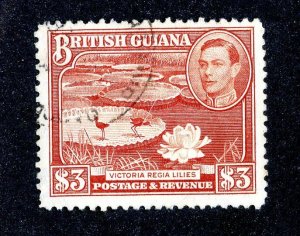 1945 British Guiana Sc # 241 used cv. $40 ( 9404 BCXX )