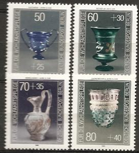 Germany-Berlin 9NB238-41 MNH 1986 Glassware