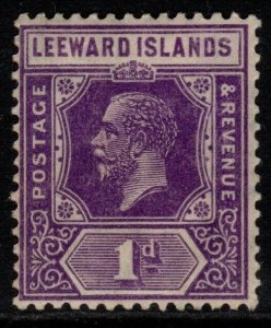 LEEWARD ISLANDS SG61 1922 1d BRIGHT VIOLET MTD MINT