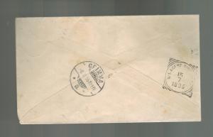 1895 Netherlands Indies Cover to Geimma Holland 