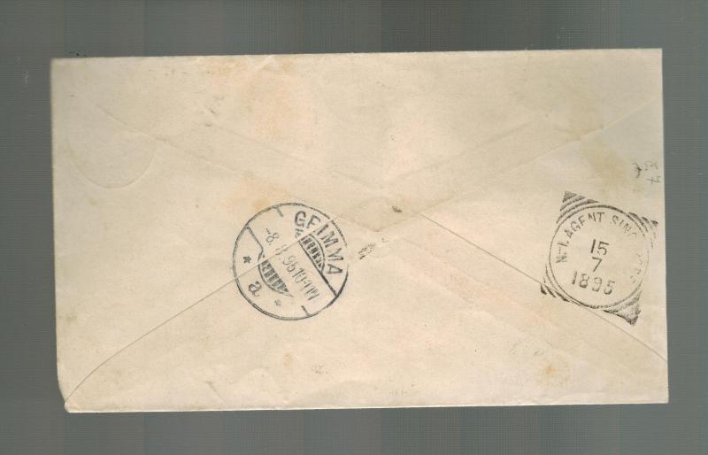 1895 Netherlands Indies Cover to Geimma Holland 