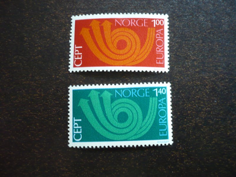 Stamps - Norway - Scott# 604-605 - Mint Hinged Set of 2 Stamps